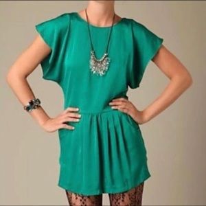 NWOT Free People Dynasty Flutter Sleeve Dress